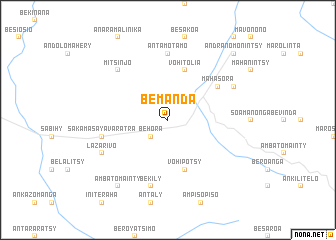 map of Bemanda