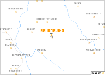 map of Bemanevika