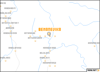 map of Bemanevika