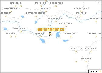 map of Bemangahazo