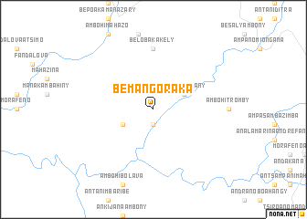 map of Bemangoraka