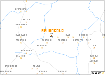 map of Bemankola