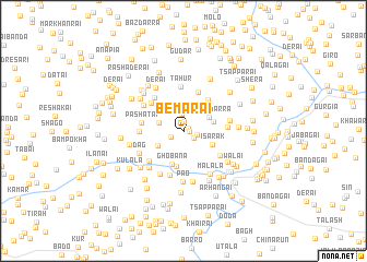 map of Bemārai