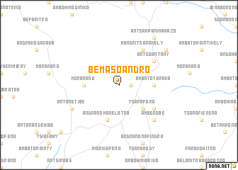 map of Bemasoandro