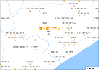 map of Bemazotsy