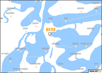 map of Béma