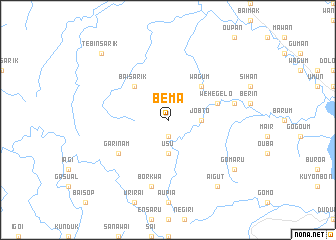map of Bema