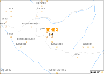 map of Bemba