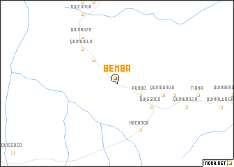 map of Bemba