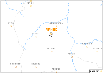 map of Bemba