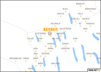 map of Bem Bem
