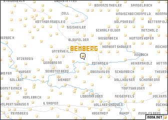 map of Bemberg