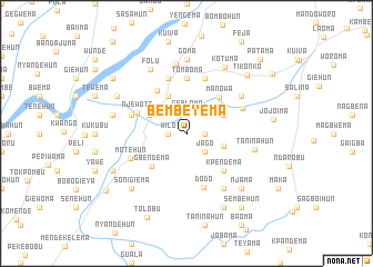 map of Bembeyema