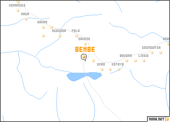 map of Bembé