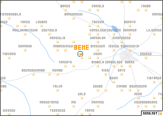 map of Bème