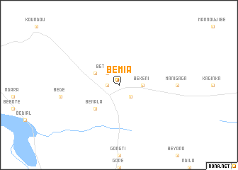 map of Bémia