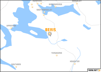 map of Bemis