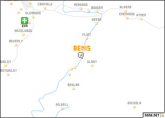 map of Bemis