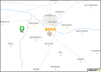 map of Bemis