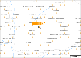 map of Bemmekrim
