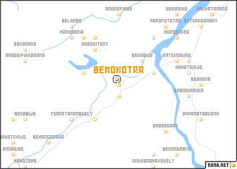 map of Bemokotra