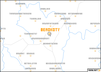 map of Bemokoty