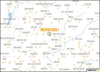 map of Be Momodi