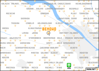 map of Bemowo