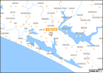 map of Bempa