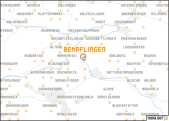 map of Bempflingen