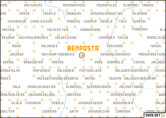 map of Bemposta