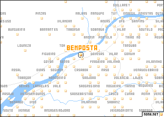 map of Bemposta