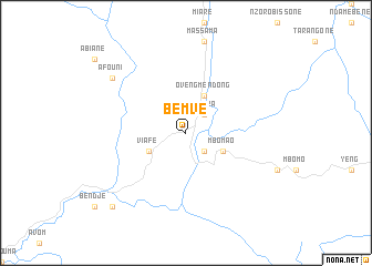 map of Bemvé