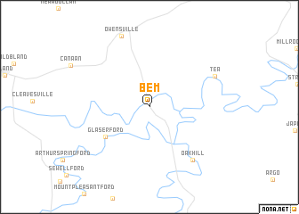map of Bem