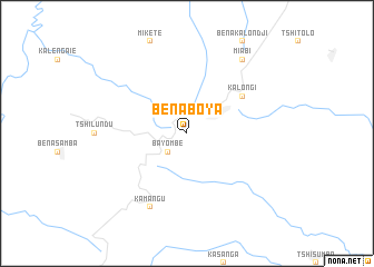 map of Bena-Boya