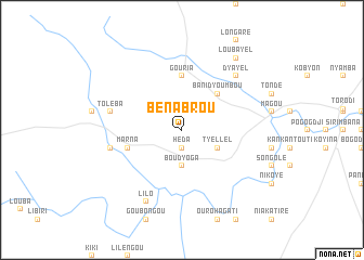 map of Bénabrou