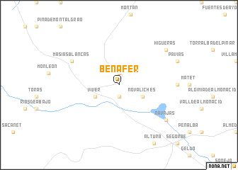 map of Benafer