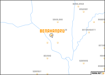 map of Benaha Nord