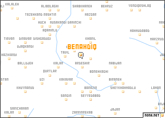 map of Benahdīq