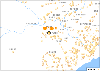 map of Benahe