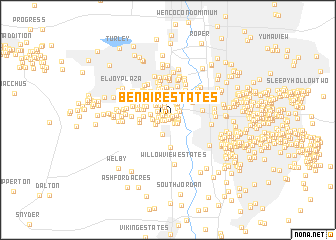 map of Ben Air Estates