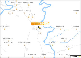 map of Bena-Kadima