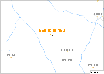 map of Bena-Kadimbo