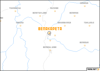 map of Bena-Kapeta