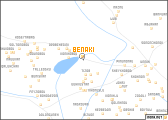 map of Benakī