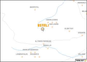 map of Benali