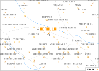 map of Ben Allah