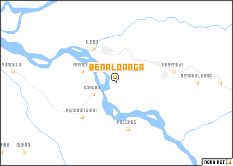 map of Bena-Loanga