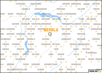 map of Benalu