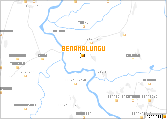 map of Bena-Malungu